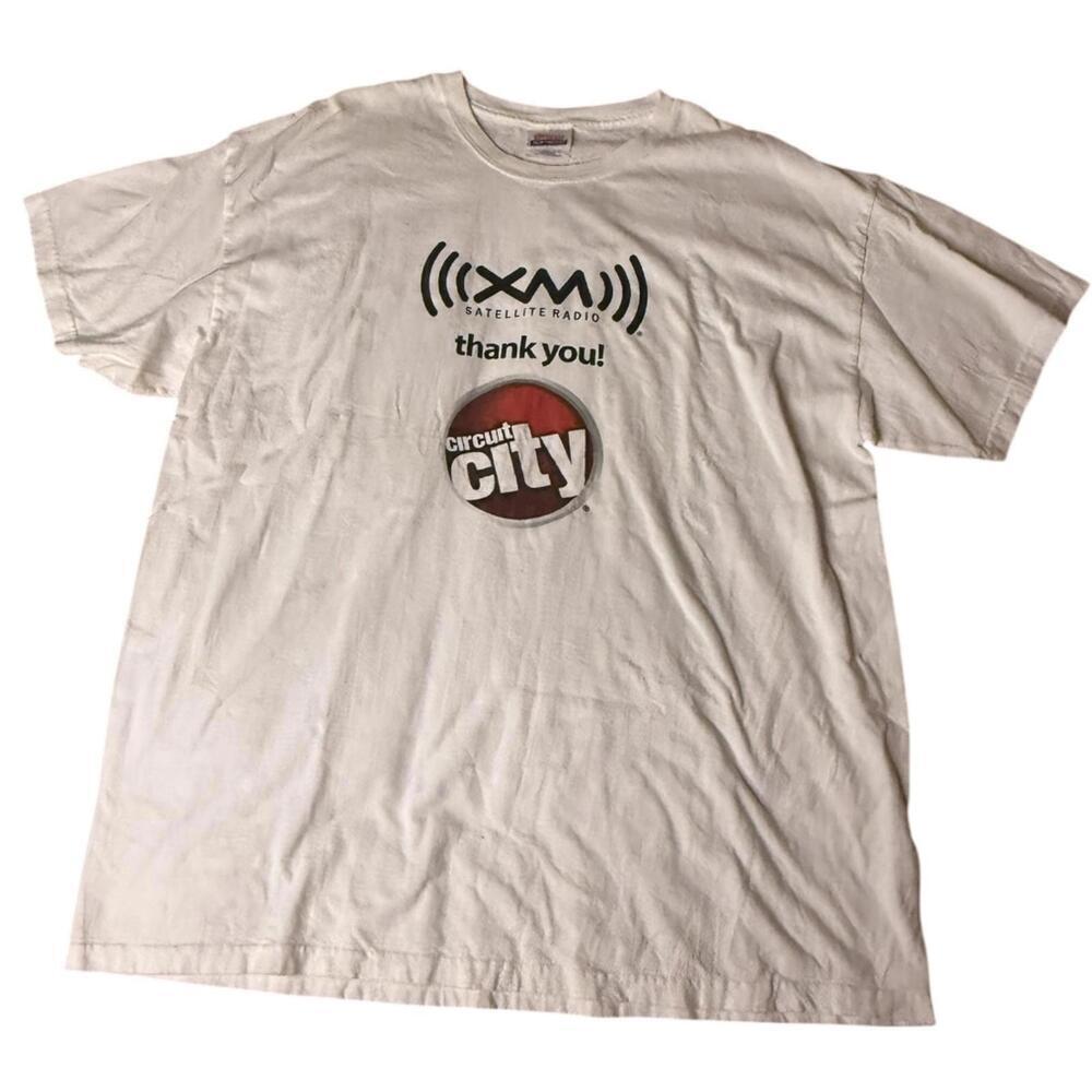 HANES XM Satellite Radio Circuit City Tee XL - Vintage